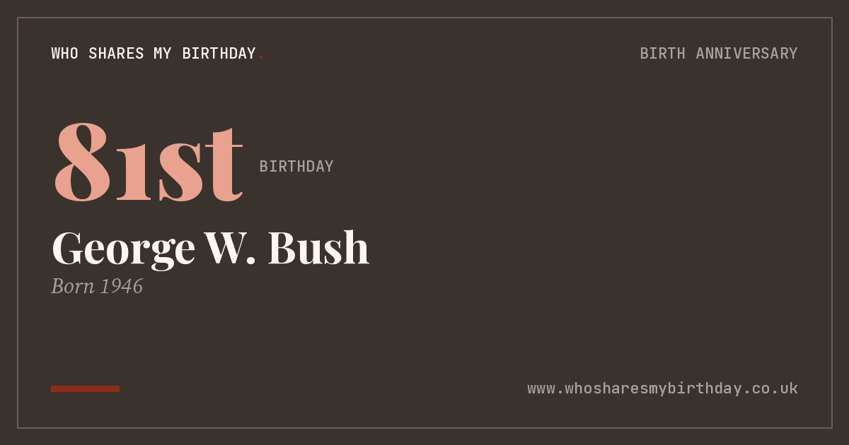 George W. Bush