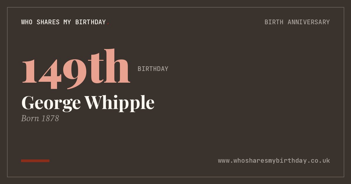 George Whipple
