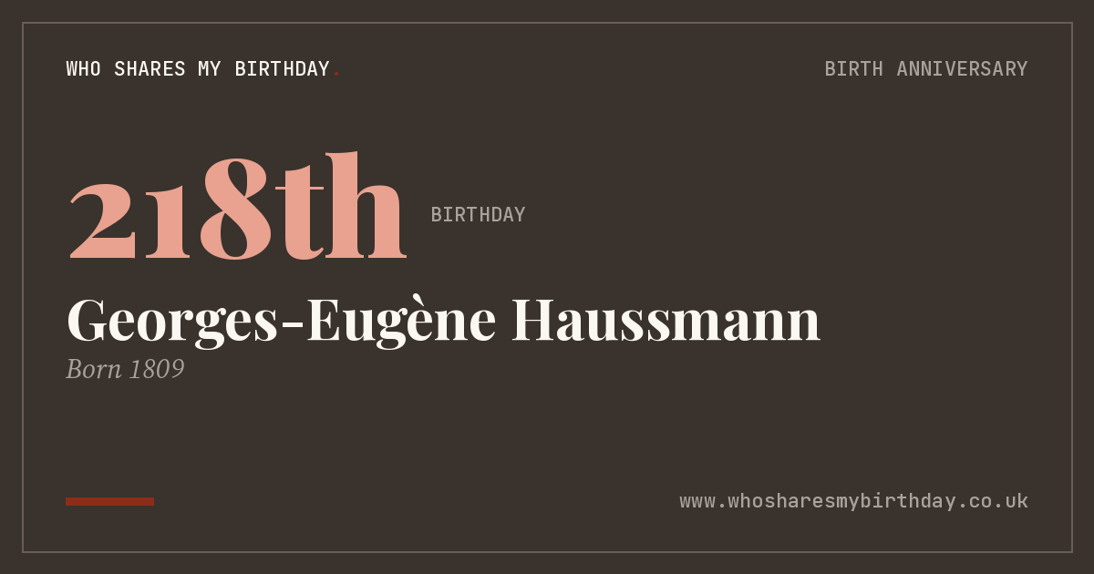 Georges-Eugène Haussmann