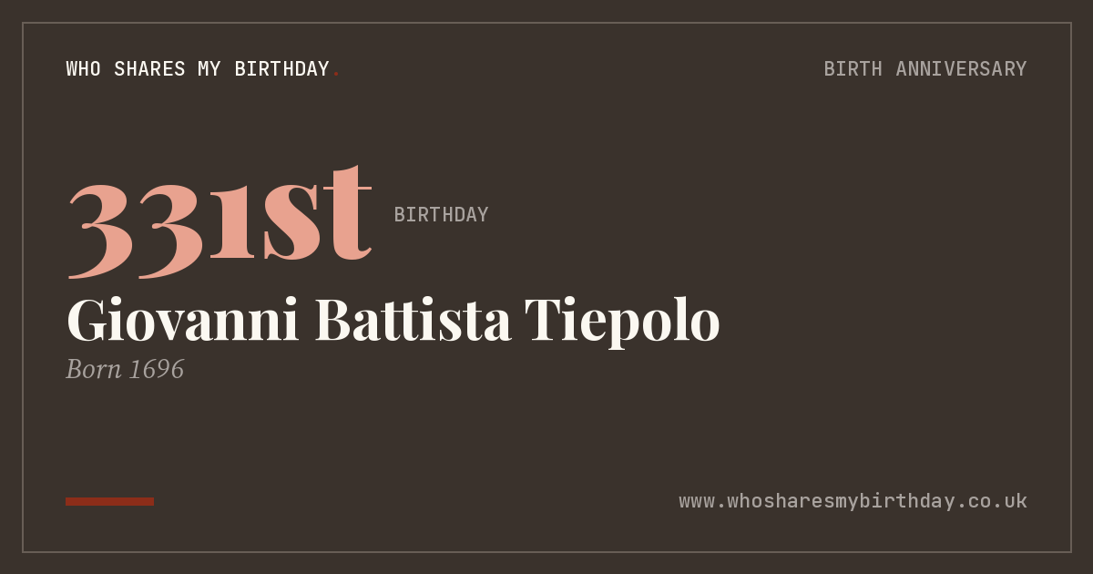 Giovanni Battista Tiepolo