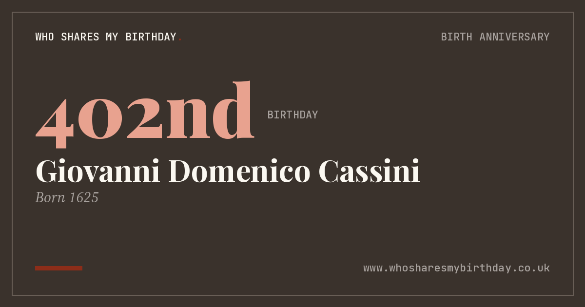 Giovanni Domenico Cassini