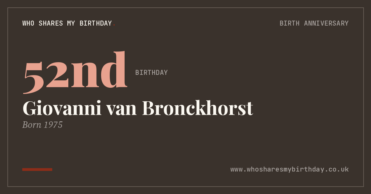 Giovanni van Bronckhorst
