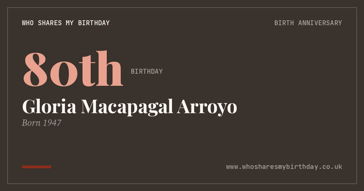 Gloria Macapagal Arroyo