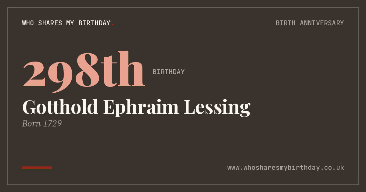 Gotthold Ephraim Lessing