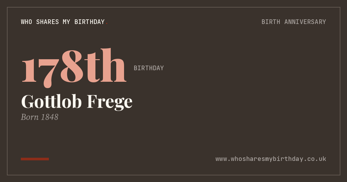Gottlob Frege