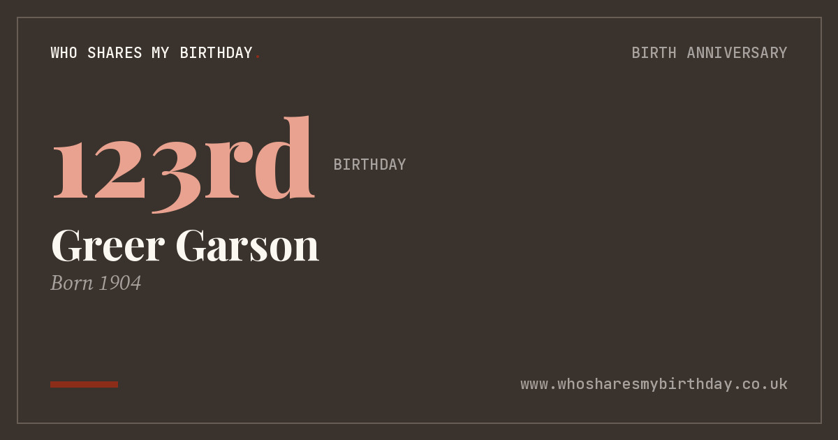 Greer Garson