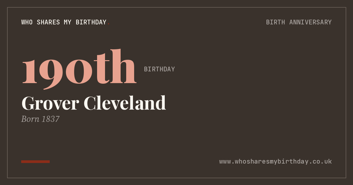 Grover Cleveland