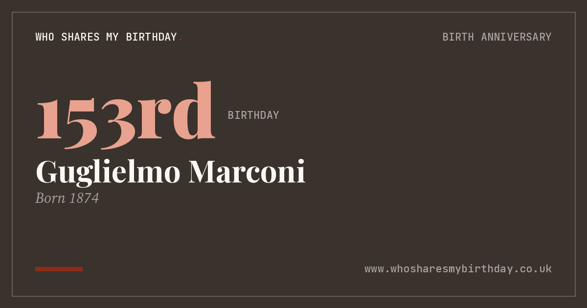 Guglielmo Marconi