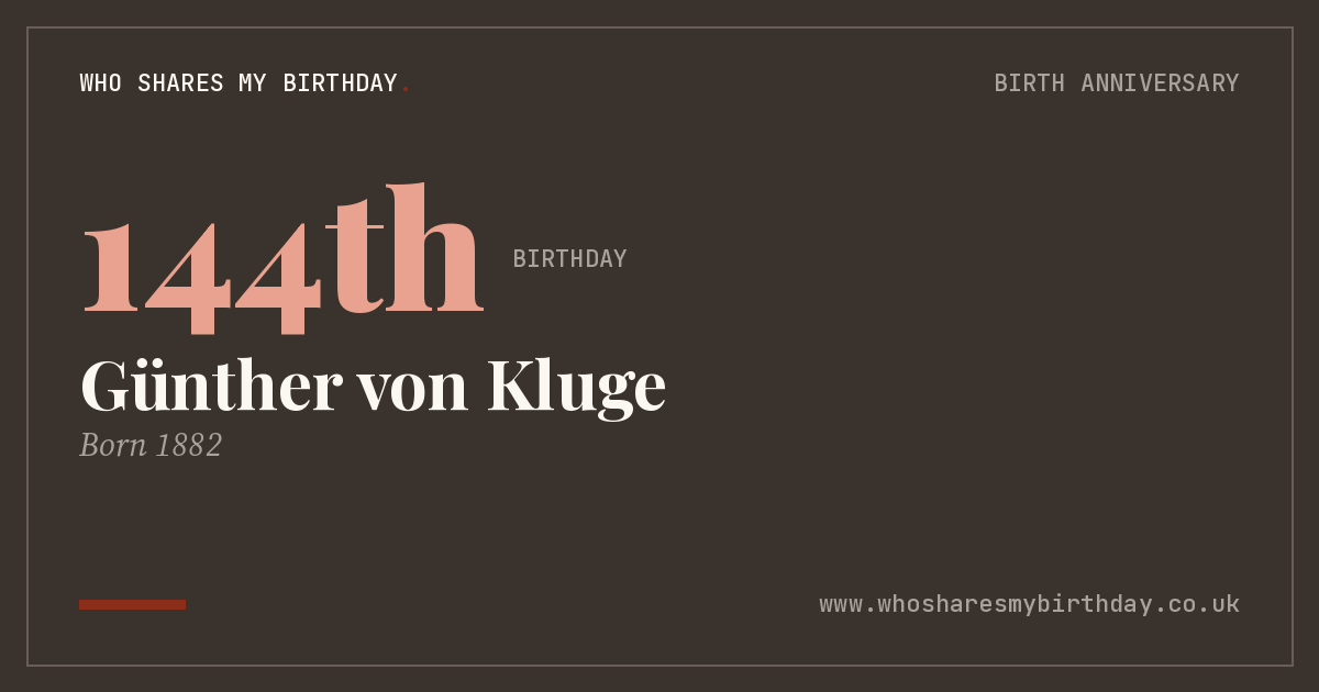 Günther von Kluge