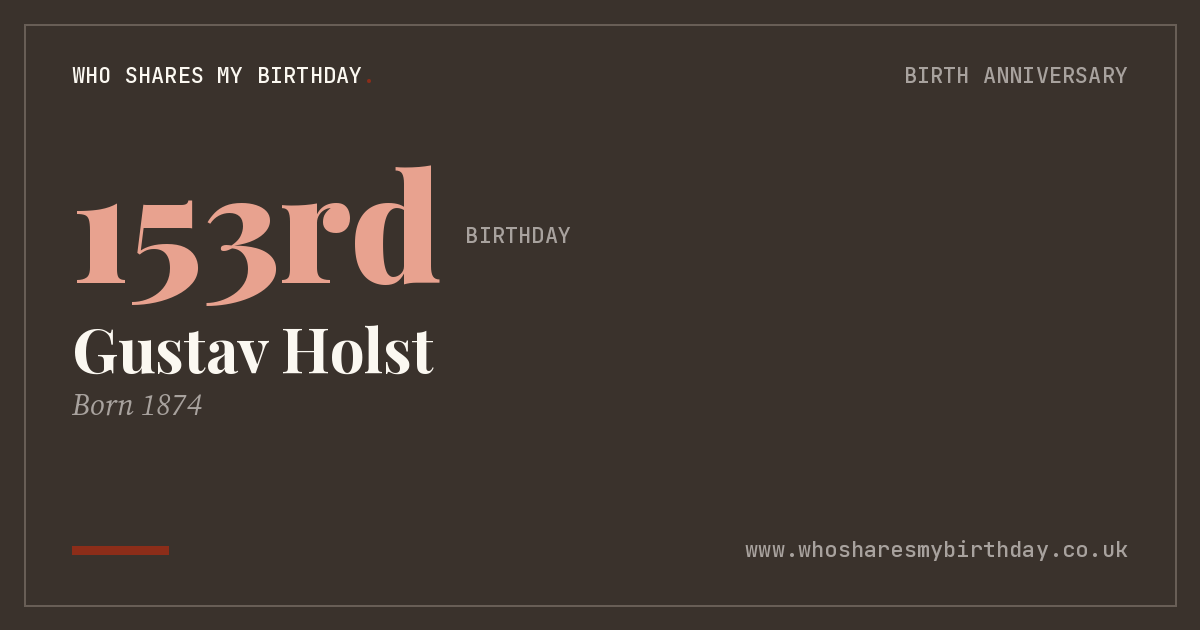 Gustav Holst