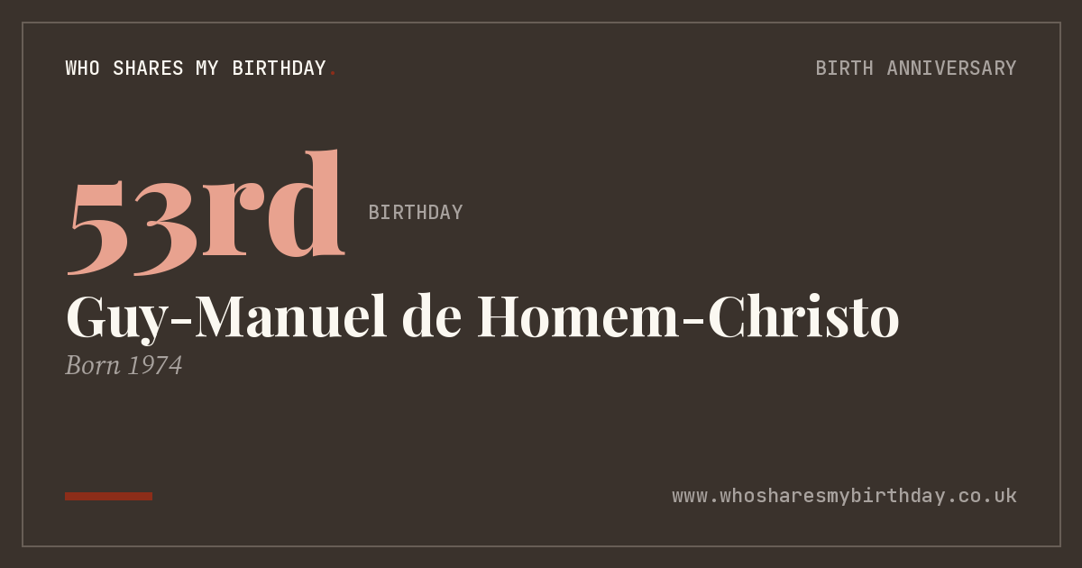 Guy-Manuel de Homem-Christo