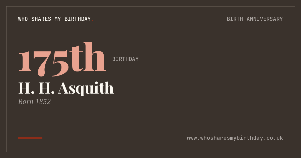 H. H. Asquith