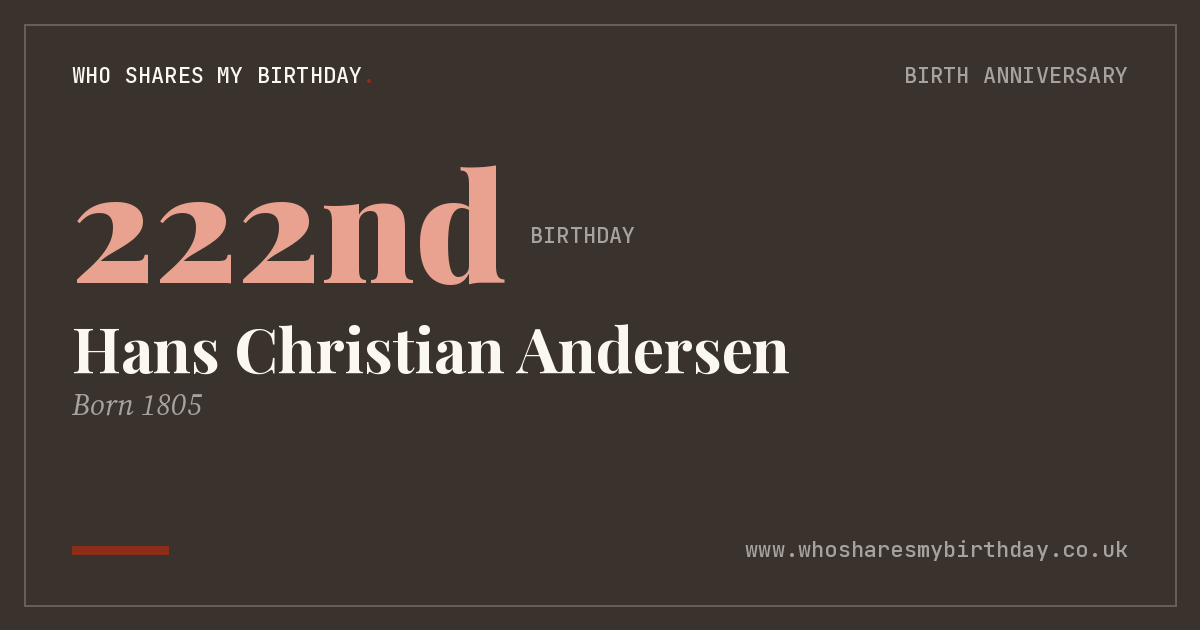 Hans Christian Andersen
