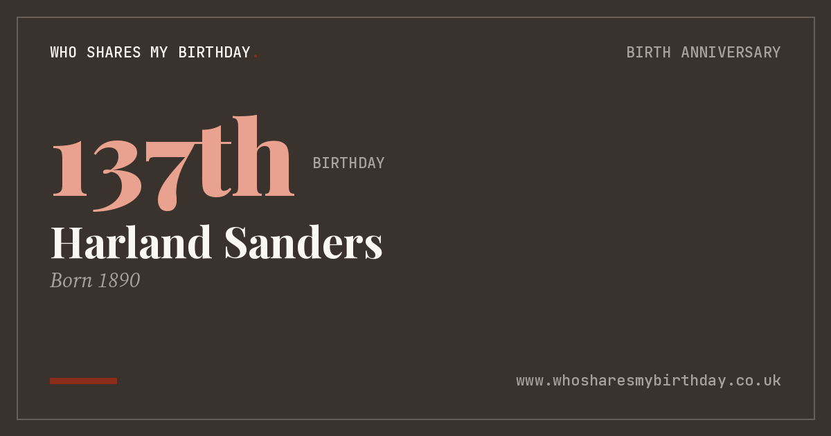 Harland Sanders