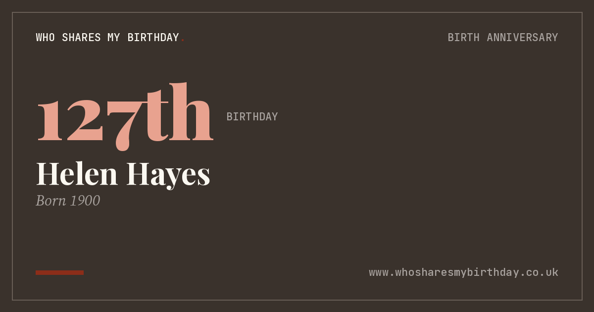 Helen Hayes