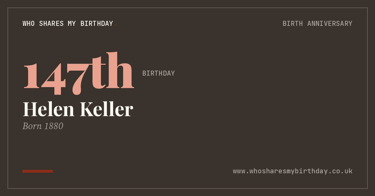Helen Keller