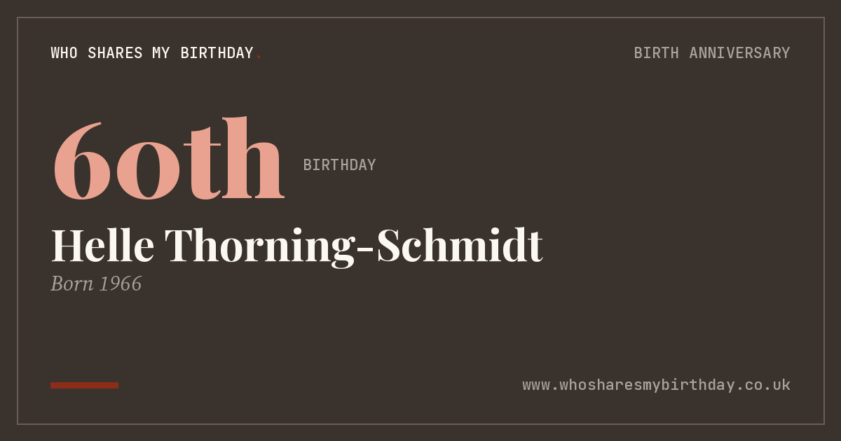 Helle Thorning-Schmidt