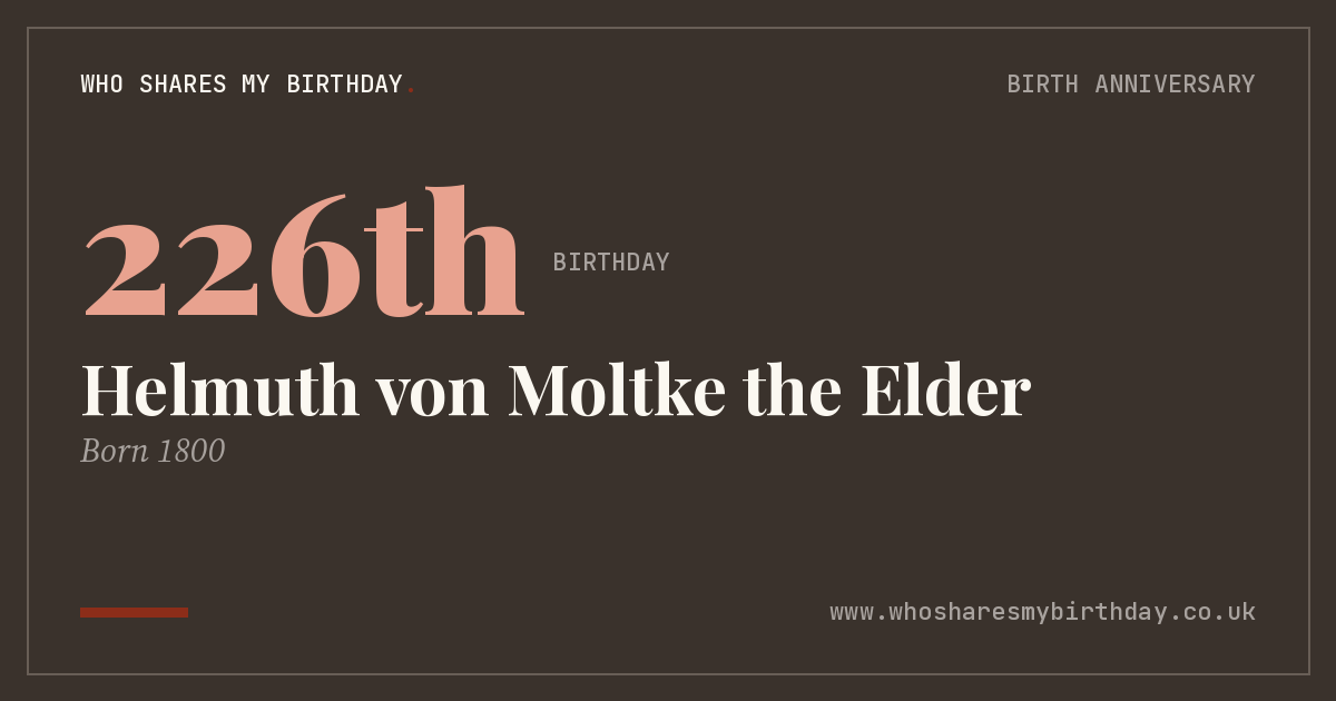 Helmuth von Moltke the Elder