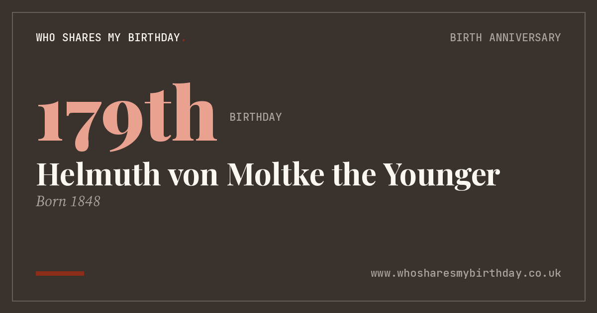 Helmuth von Moltke the Younger