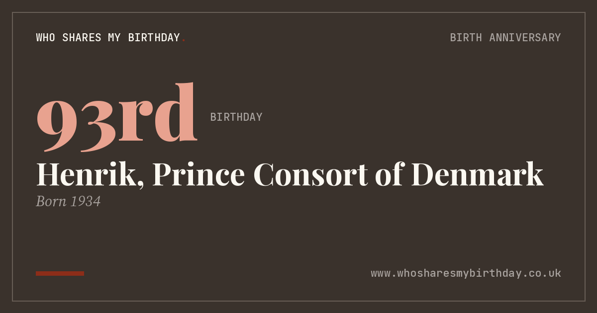 Henrik, Prince Consort of Denmark