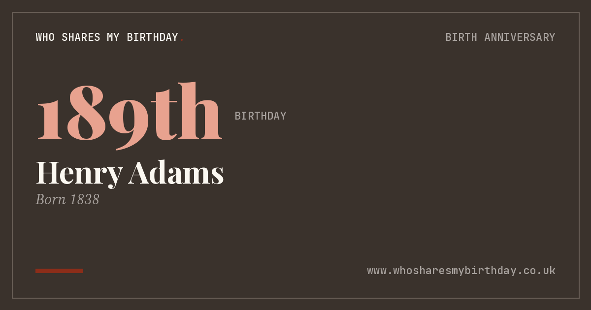 Henry Adams