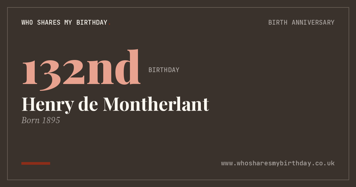 Henry de Montherlant