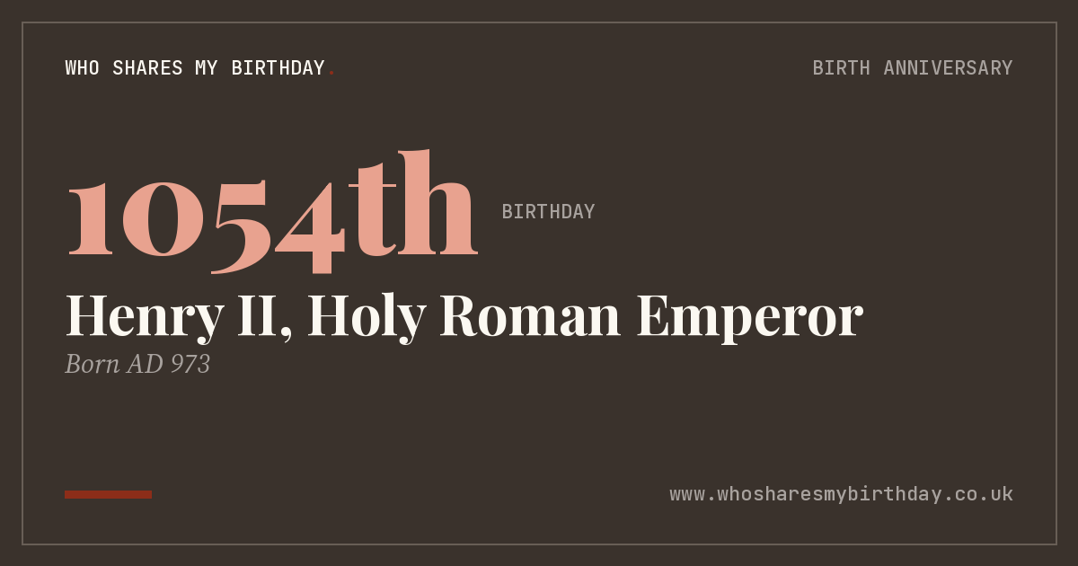 Henry II, Holy Roman Emperor