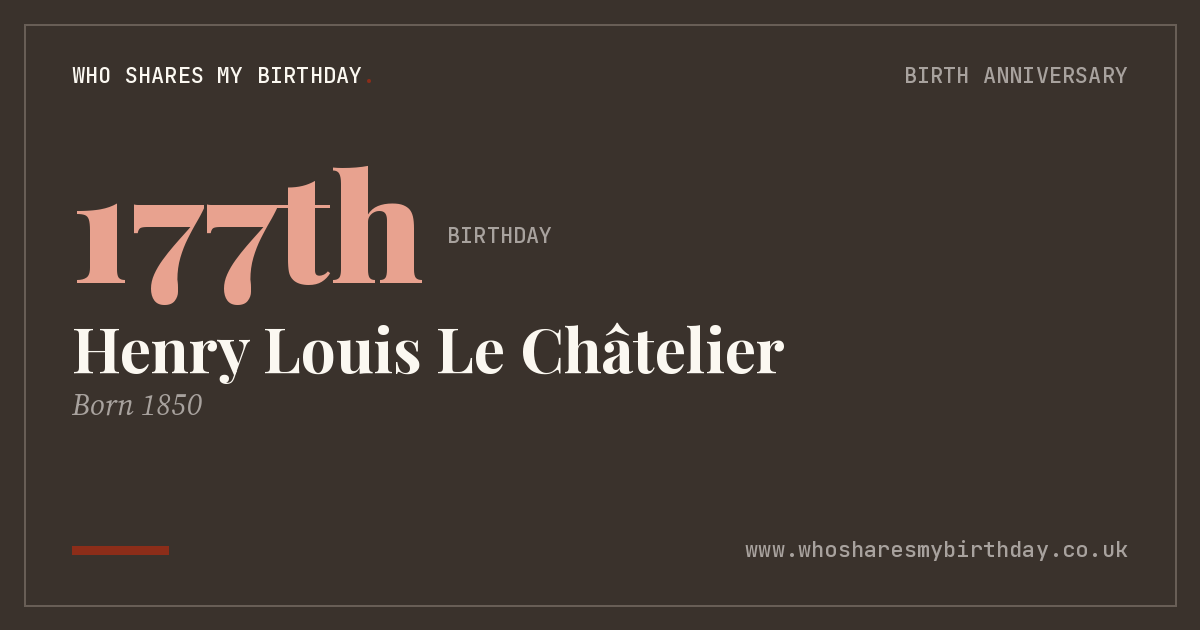 Henry Louis Le Châtelier
