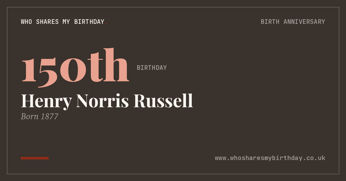 Henry Norris Russell