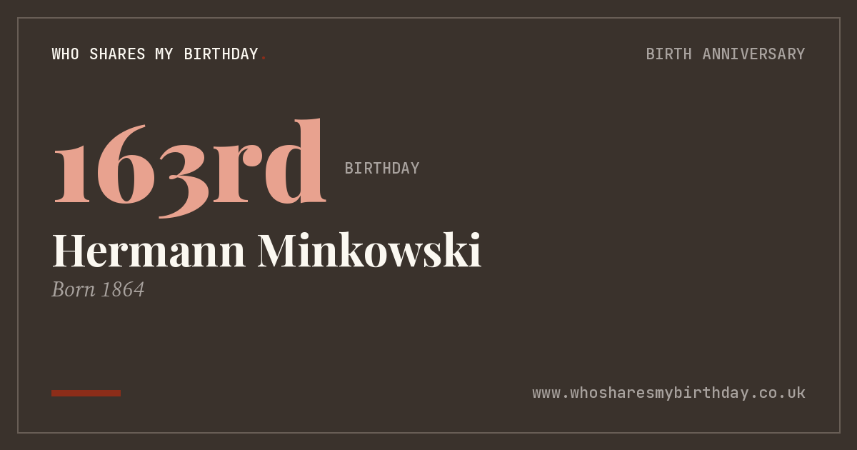 Hermann Minkowski