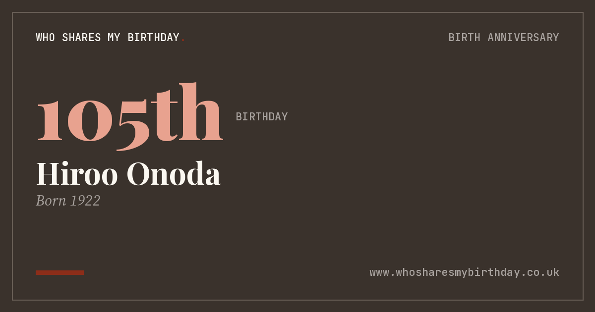 Hiroo Onoda