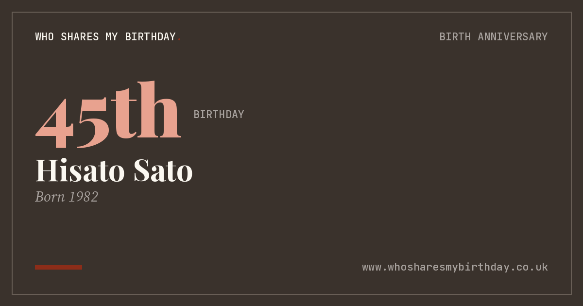 Hisato Sato