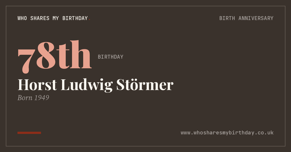 Horst Ludwig Störmer