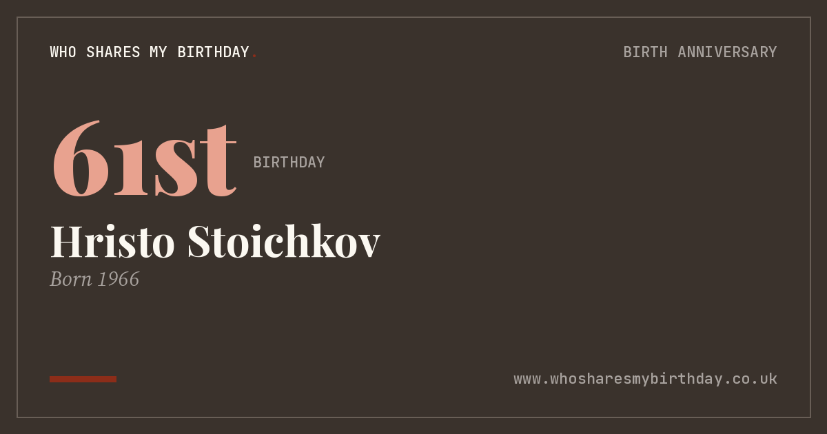 Hristo Stoichkov
