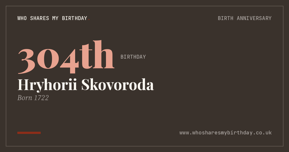 Hryhorii Skovoroda