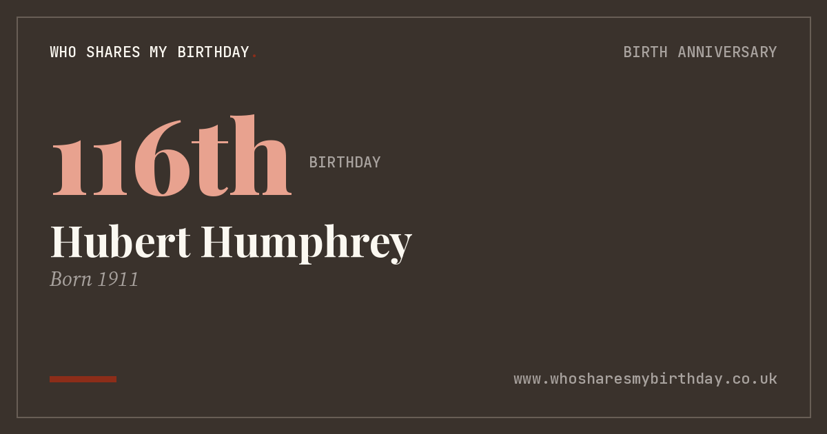 Hubert Humphrey