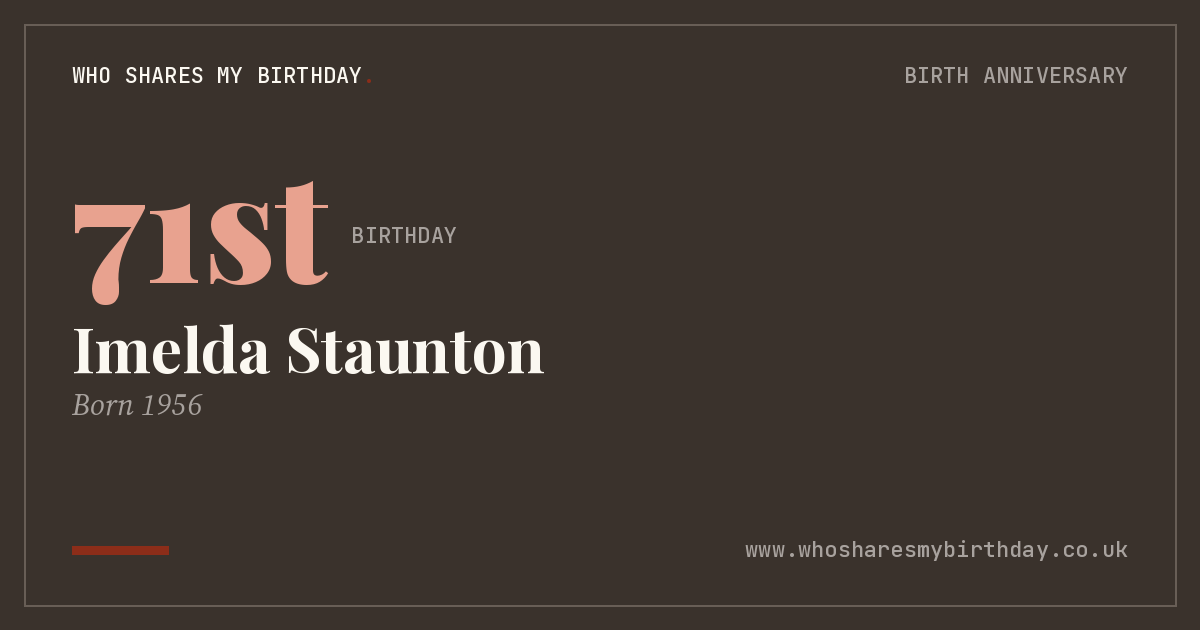 Imelda Staunton