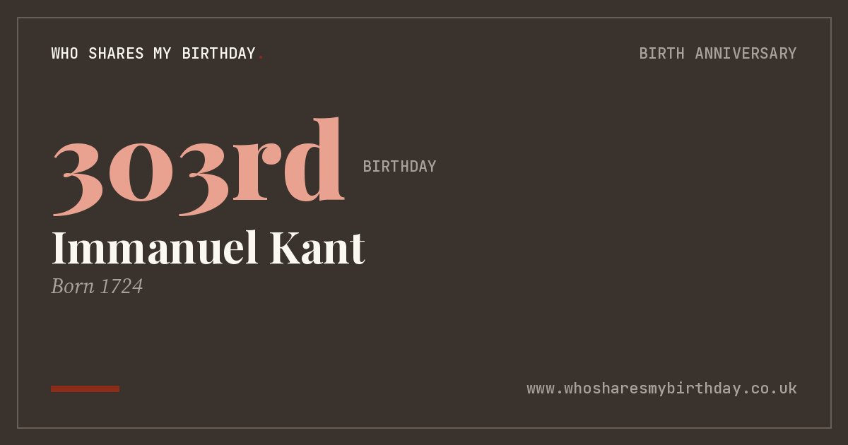 Immanuel Kant