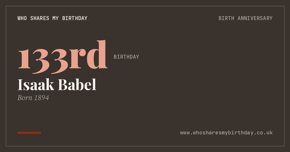 Isaak Babel