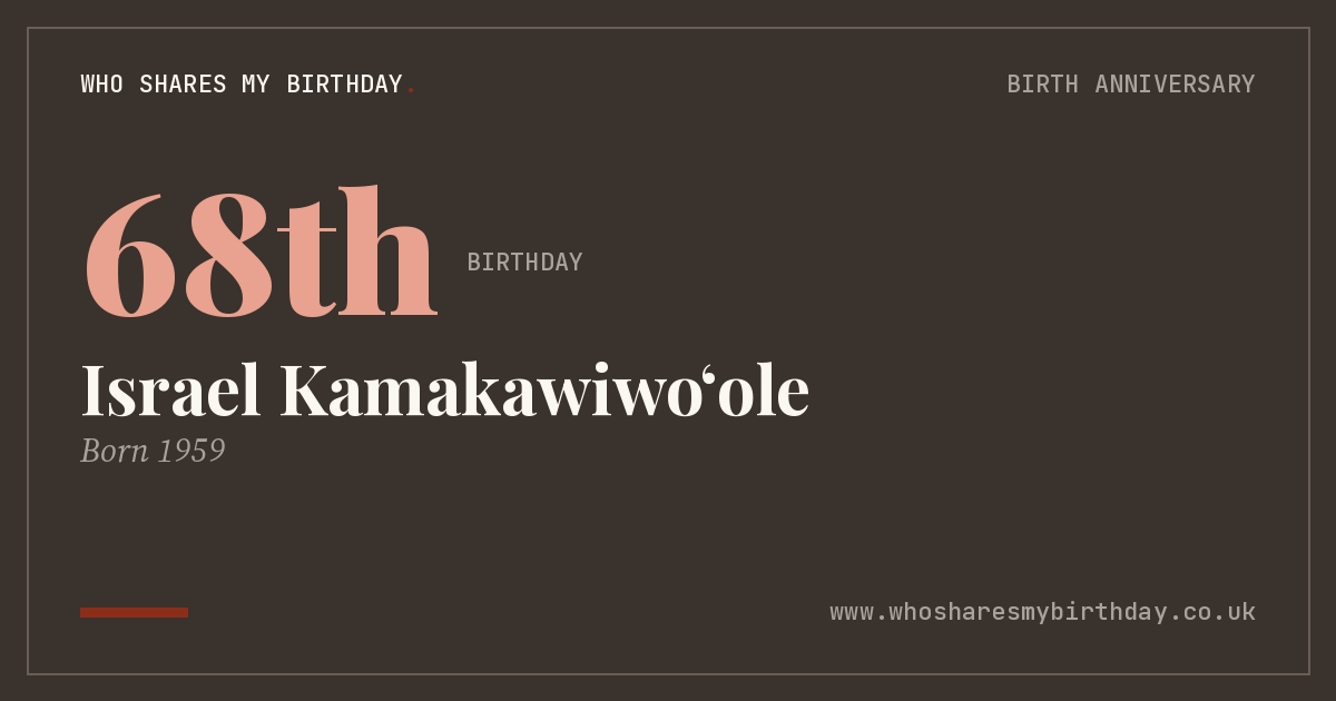 Israel Kamakawiwoʻole