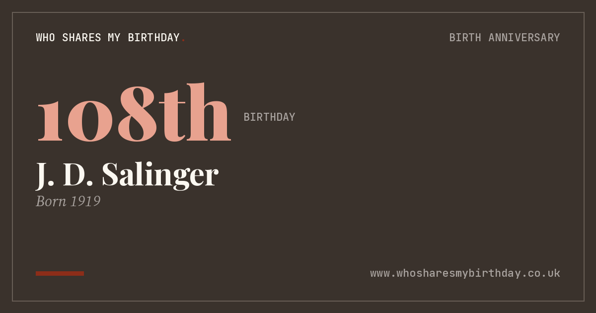 J. D. Salinger