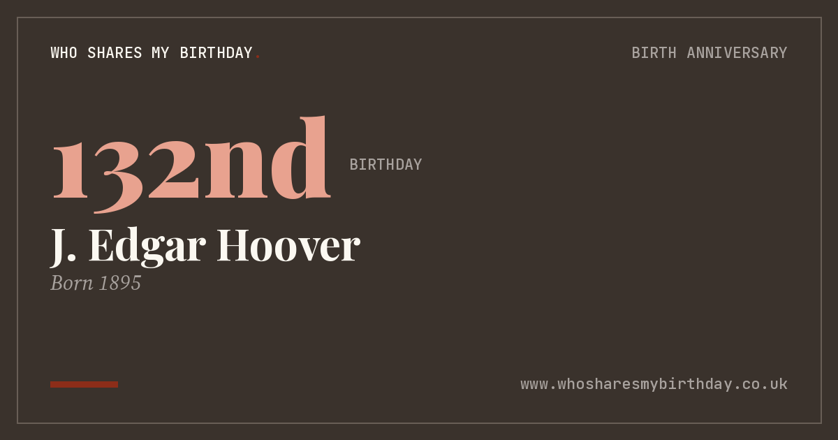 J. Edgar Hoover