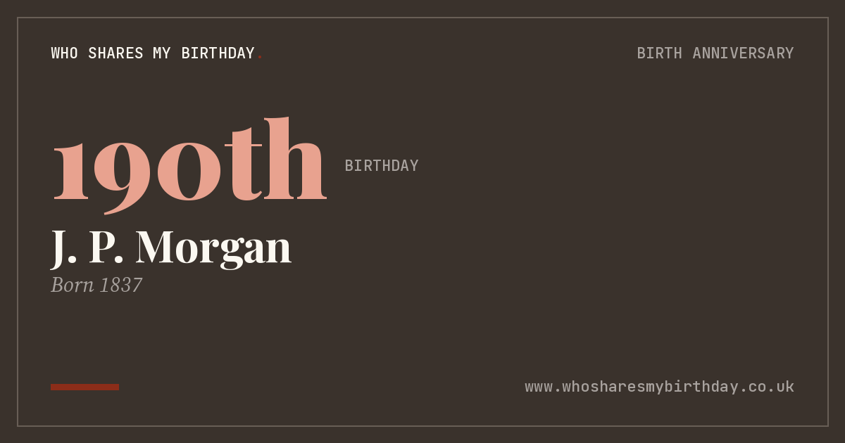 J. P. Morgan