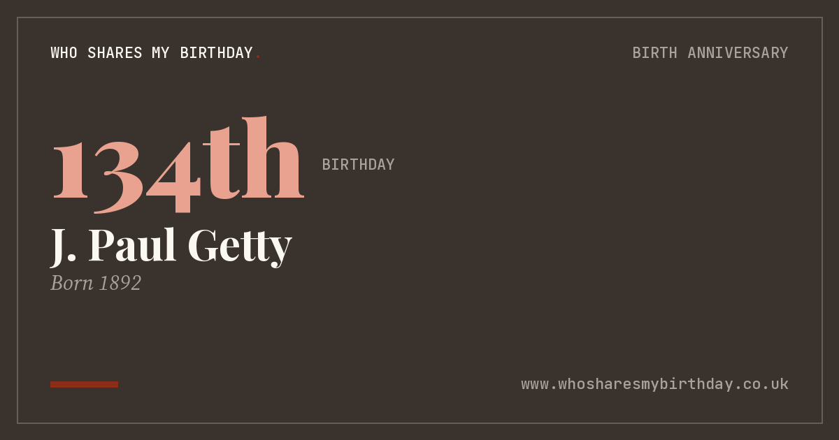 J. Paul Getty