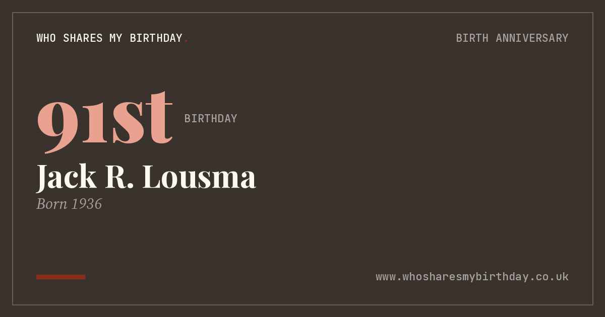 Jack R. Lousma