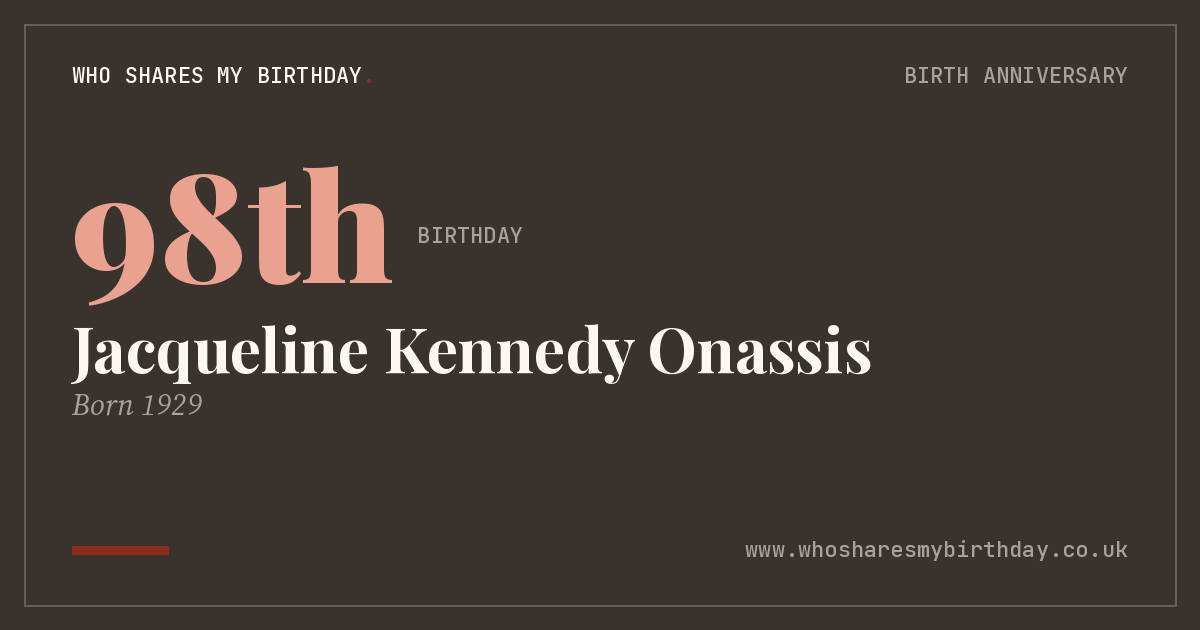 Jacqueline Kennedy Onassis