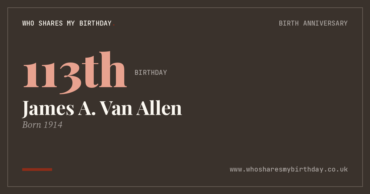 James A. Van Allen