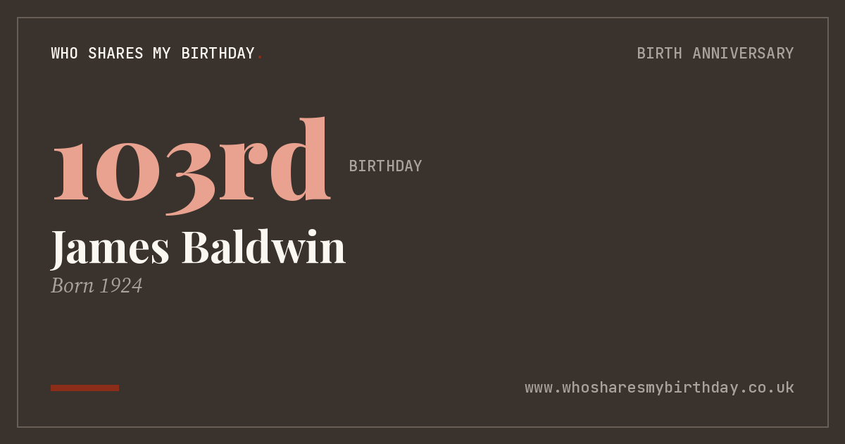 James Baldwin