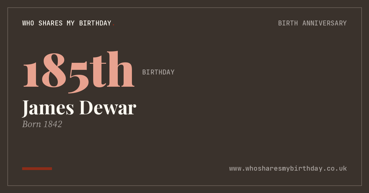 James Dewar