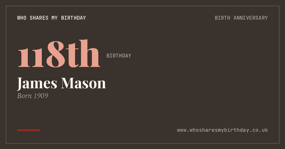 James Mason